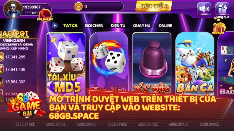 Các bước đăng nhập 68 Game Bài qua trang northsidecannabis.co